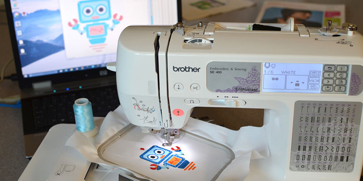 The Basics- Stitches 1 to 10 with your Brother SE 400 Sewing & Embroidery  Machine 