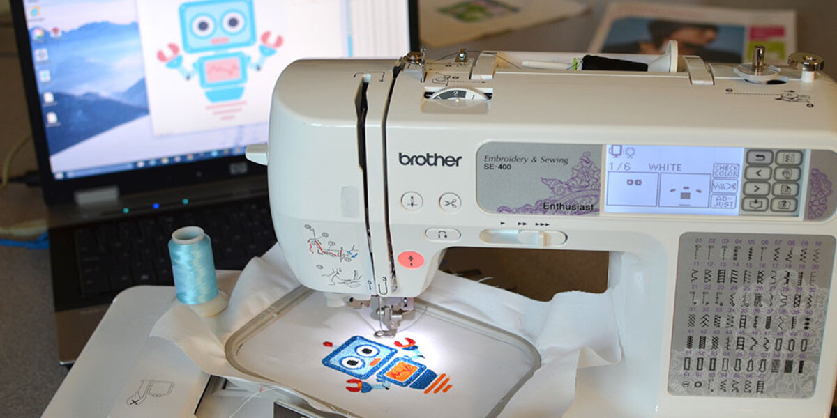 Brother SE400 embroidery machine